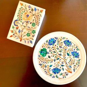 Decorative Plate and Box